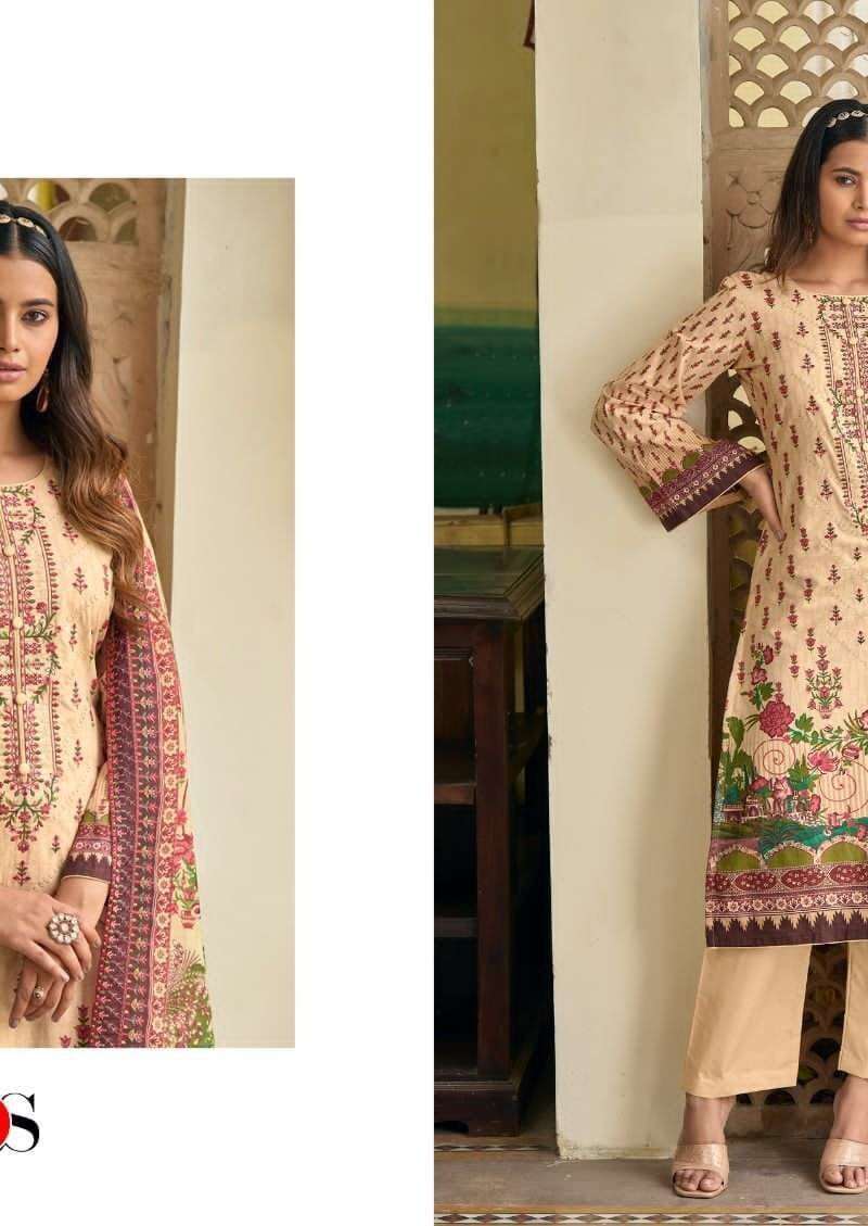 Bin Saeed Lawn Vol 2 Deepsy Suits Pure Cotton With Self Embroidery