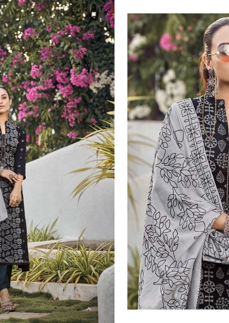 Black Berry Vol 3 Azara Blossom Cotton Designer Print
