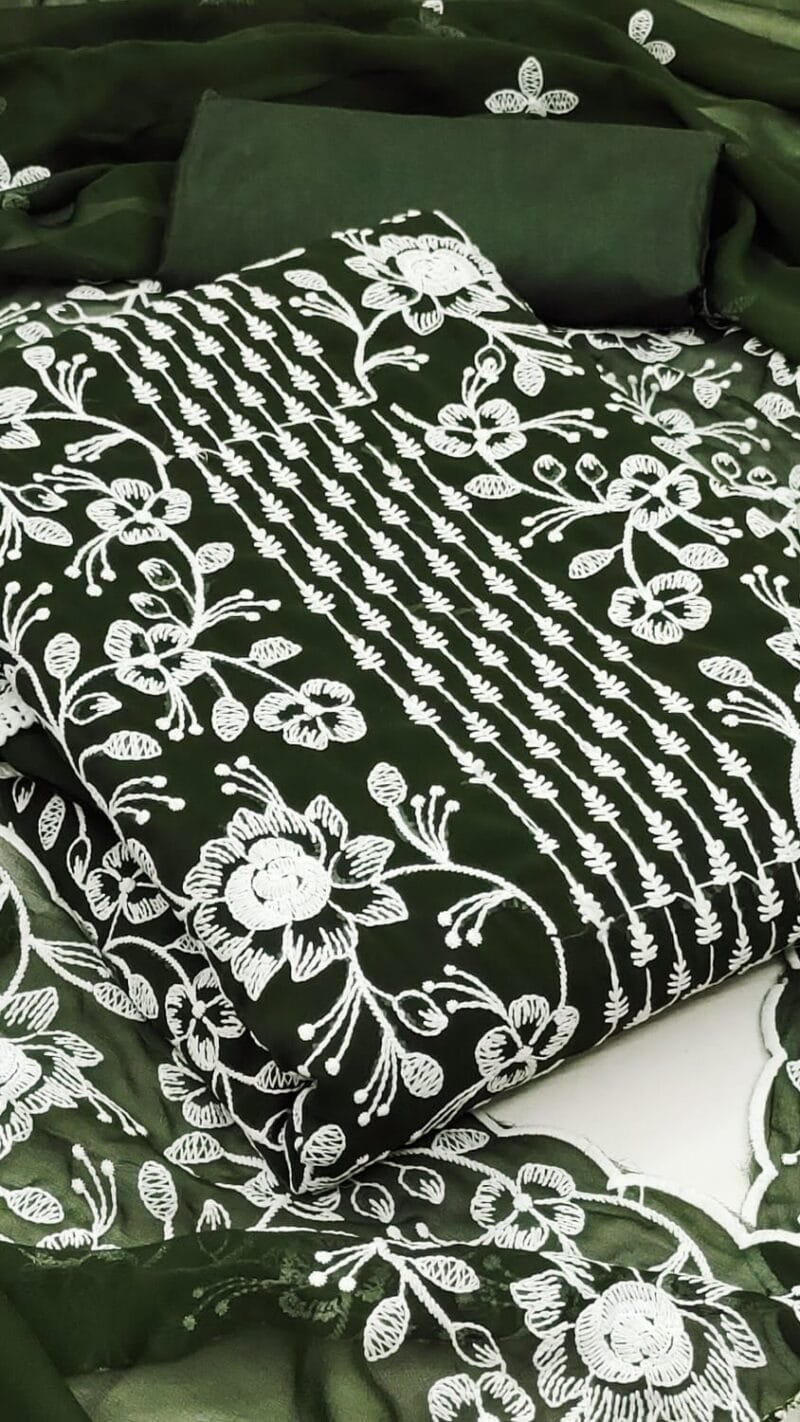 Buy Georgette Work Exclusive Dress Material Suit For Women