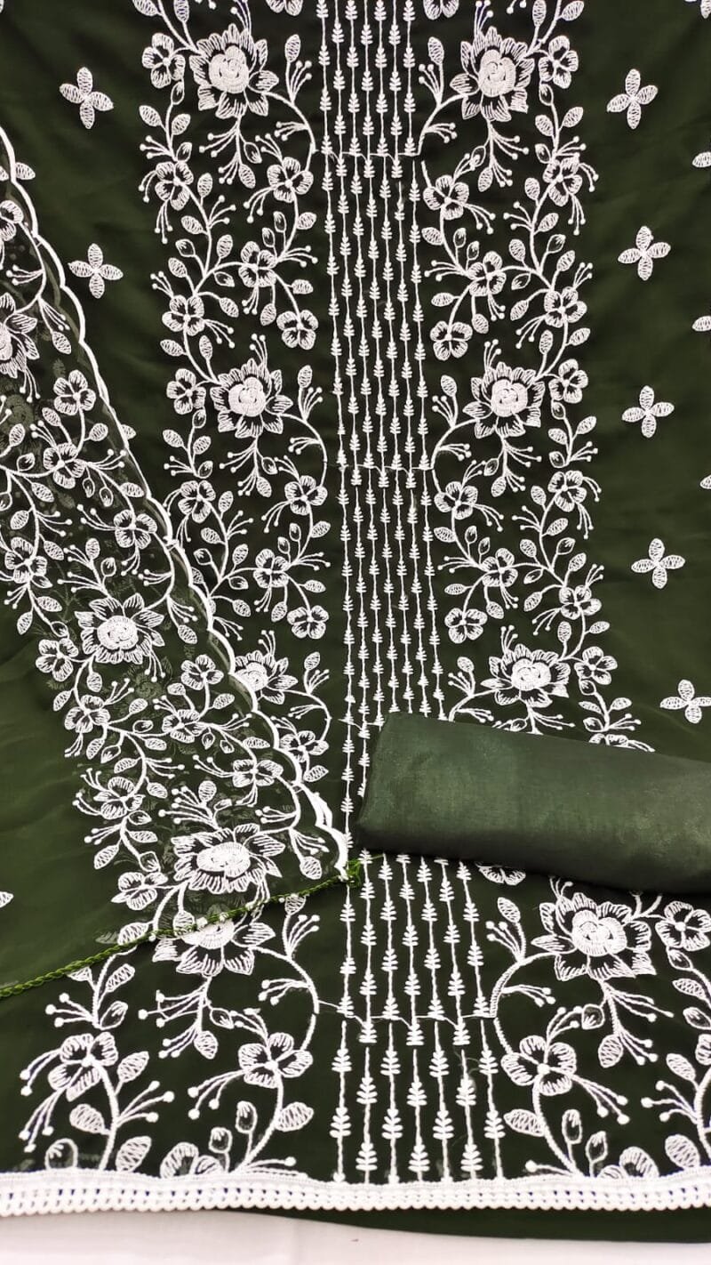 Buy Georgette Work Exclusive Dress Material Suit For Women