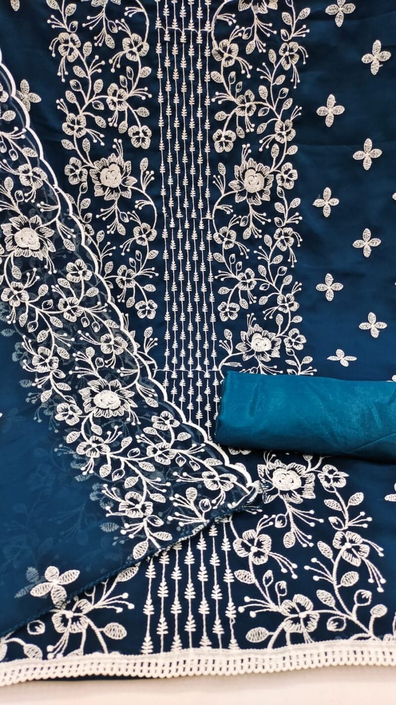 Buy Georgette Work Exclusive Dress Material Suit For Women