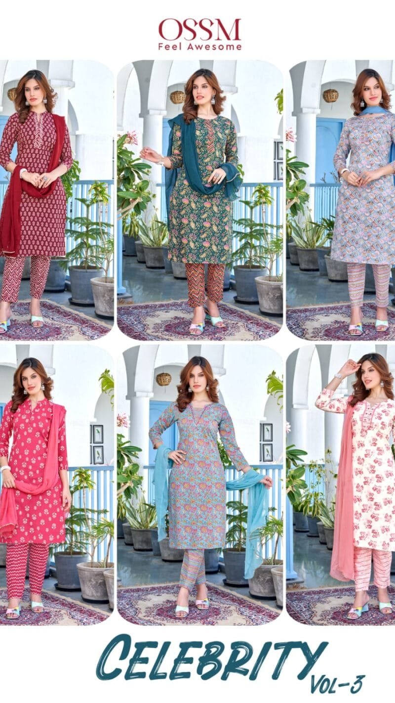 Celebrity Vol 3 Ossm Readymade Summer Collection