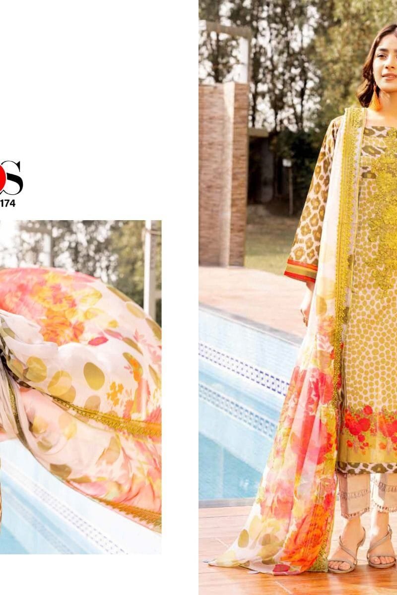Charizma Combination Embroidered Dupatta Deepsy