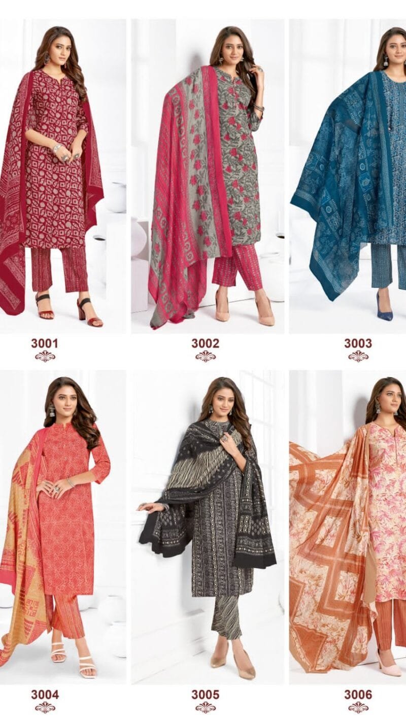 Cosmic Vol 3 Suryajyoti Cambric Cotton Wholesale Dress Material