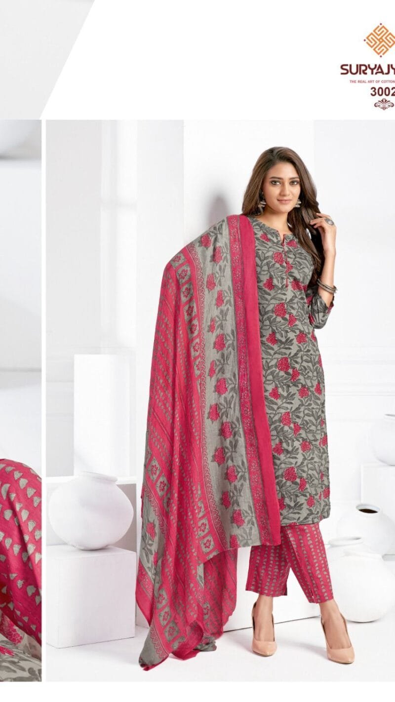 Cosmic Vol 3 Suryajyoti Cambric Cotton Wholesale Dress Material