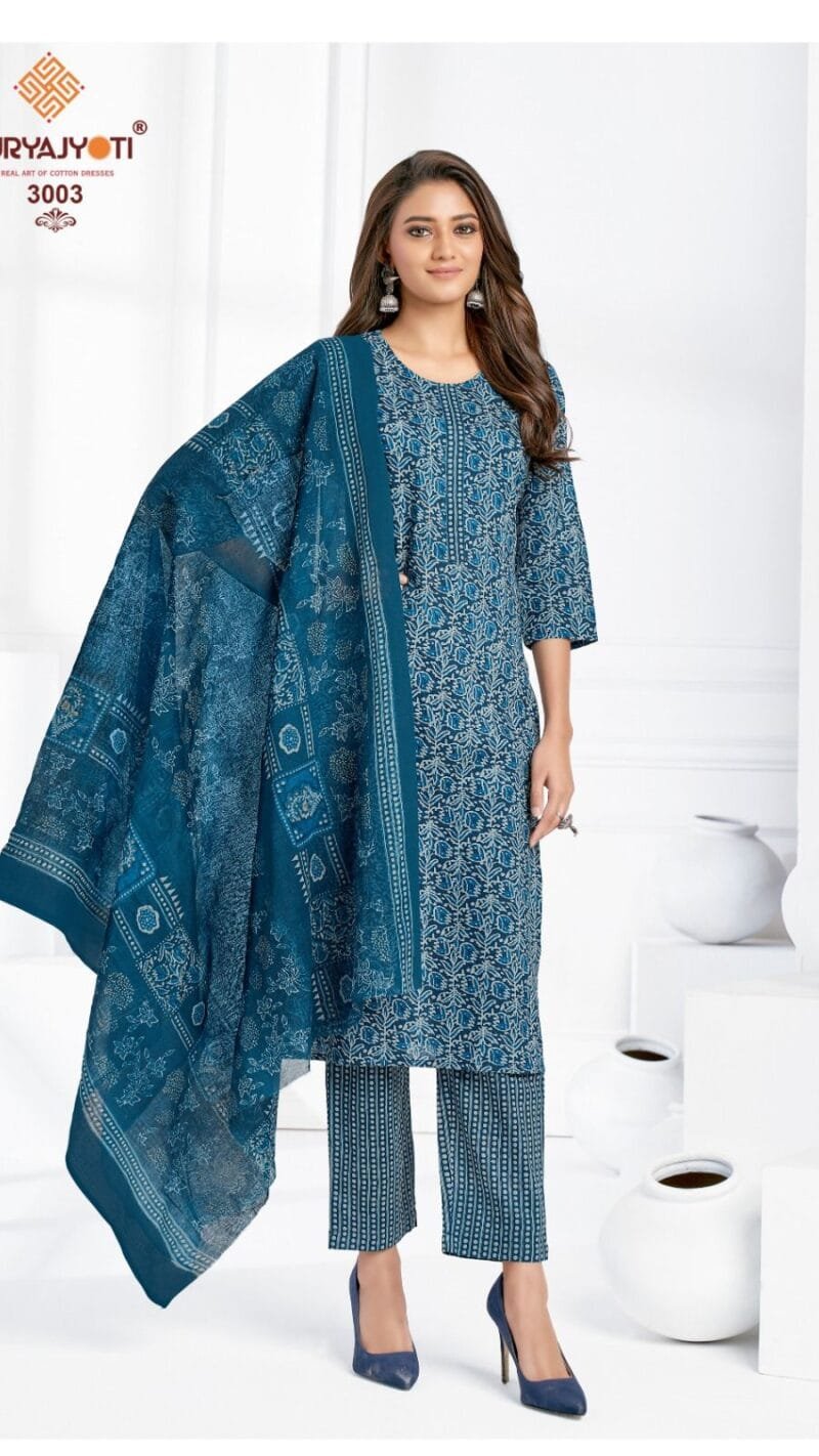 Cosmic Vol 3 Suryajyoti Cambric Cotton Wholesale Dress Material