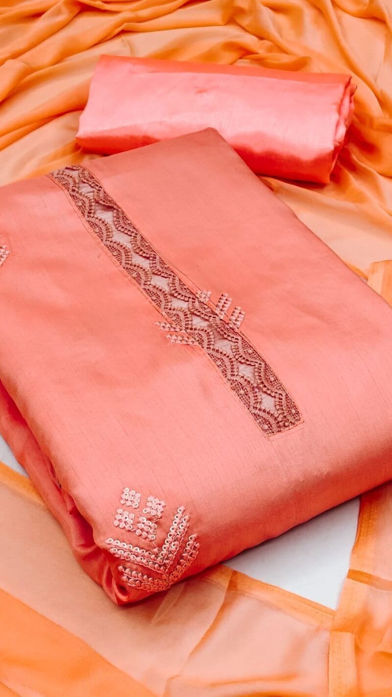 Daily Wear Cotton Exclusive Dress Material Suit For Women
