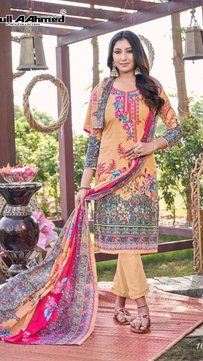 Dastoor Self Embroidery Collection Gull Aahmed Lawn Collection