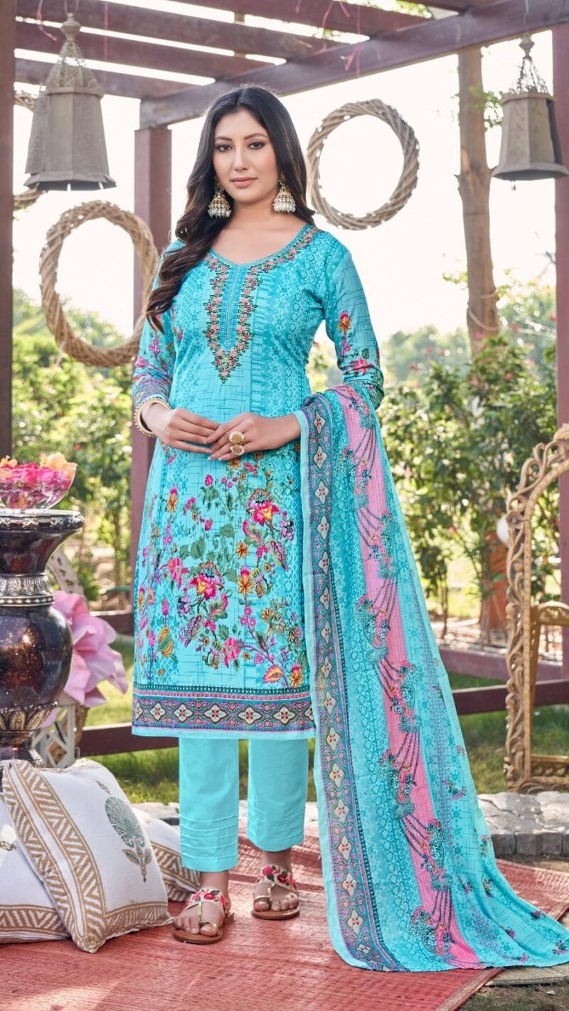 Dastoor Self Embroidery Collection Gull Aahmed Lawn Collection