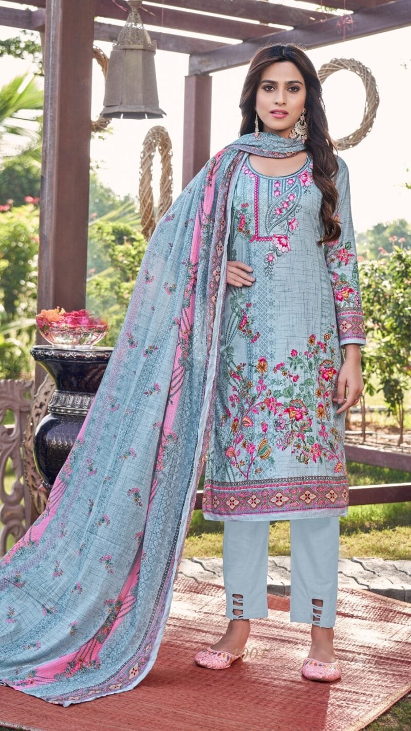 Dastoor Self Embroidery Collection Gull Aahmed Lawn Collection