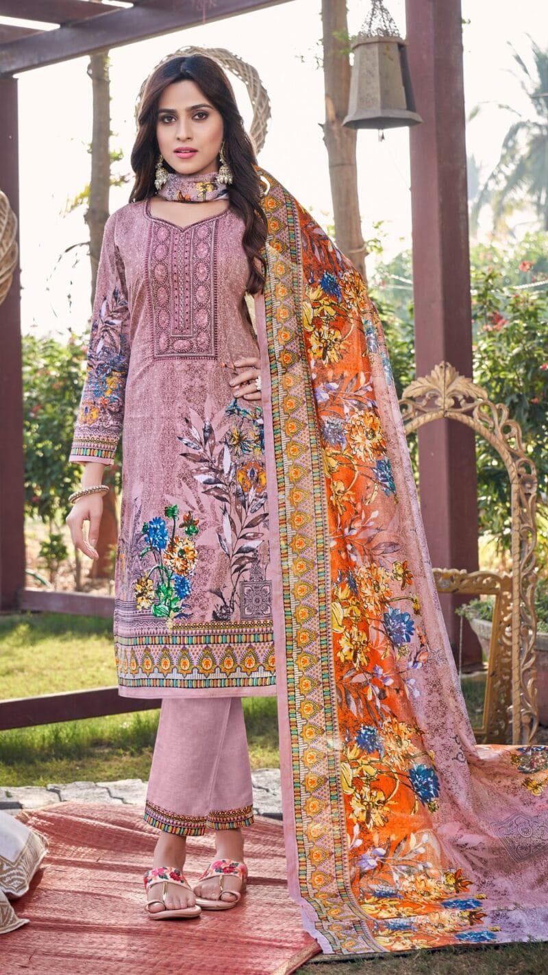 Dastoor Self Embroidery Collection Gull Aahmed Lawn Collection