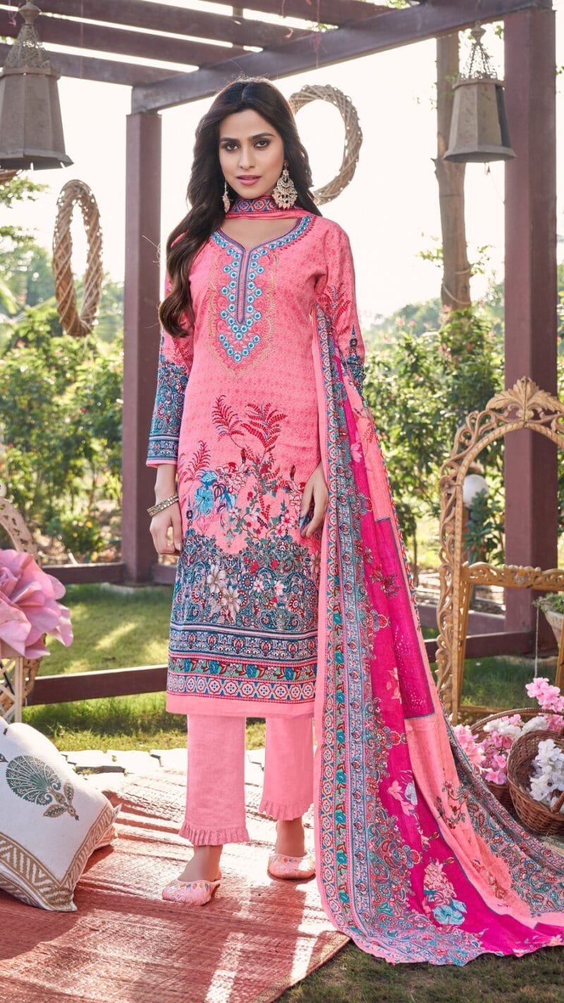 Dastoor Self Embroidery Collection Gull Aahmed Lawn Collection