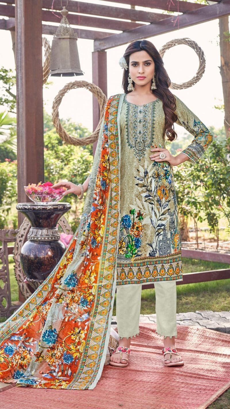 Dastoor Self Embroidery Collection Gull Aahmed Lawn Collection