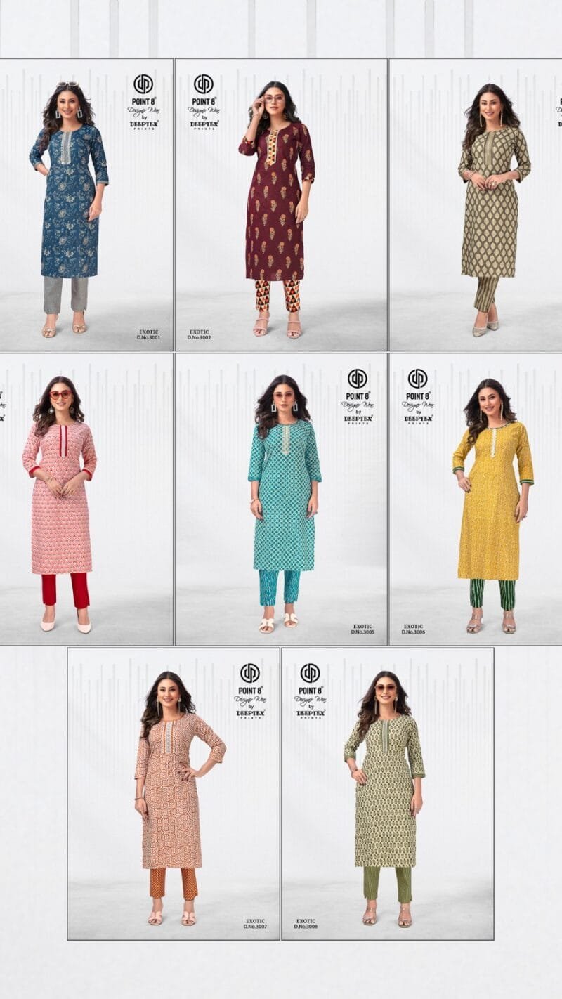 Deeptex Exotic Vol 3 Kurti with Pant