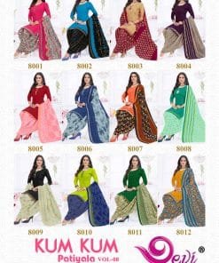 Devi KumKum Vol 8 Readymade Cotton Suits