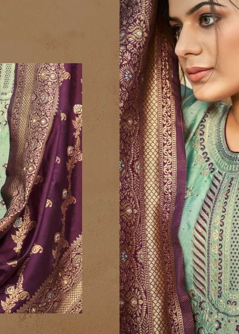 Ekanj Pc Banaras Vol 1 Banarasi Silk Wholesale Dress Material
