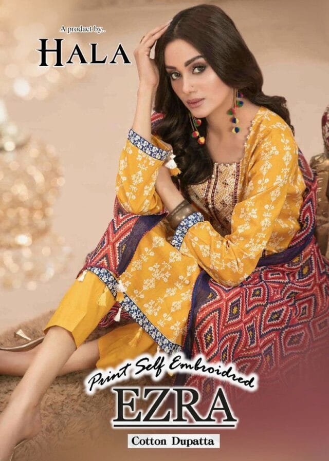 Ezra Vol 1 Hala Traders Wholesale Cotton Dress Material