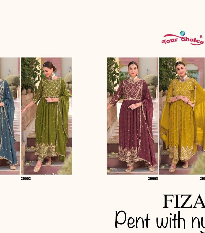 FIZA Your Choice The Pent With Nyra Embroidery Collection
