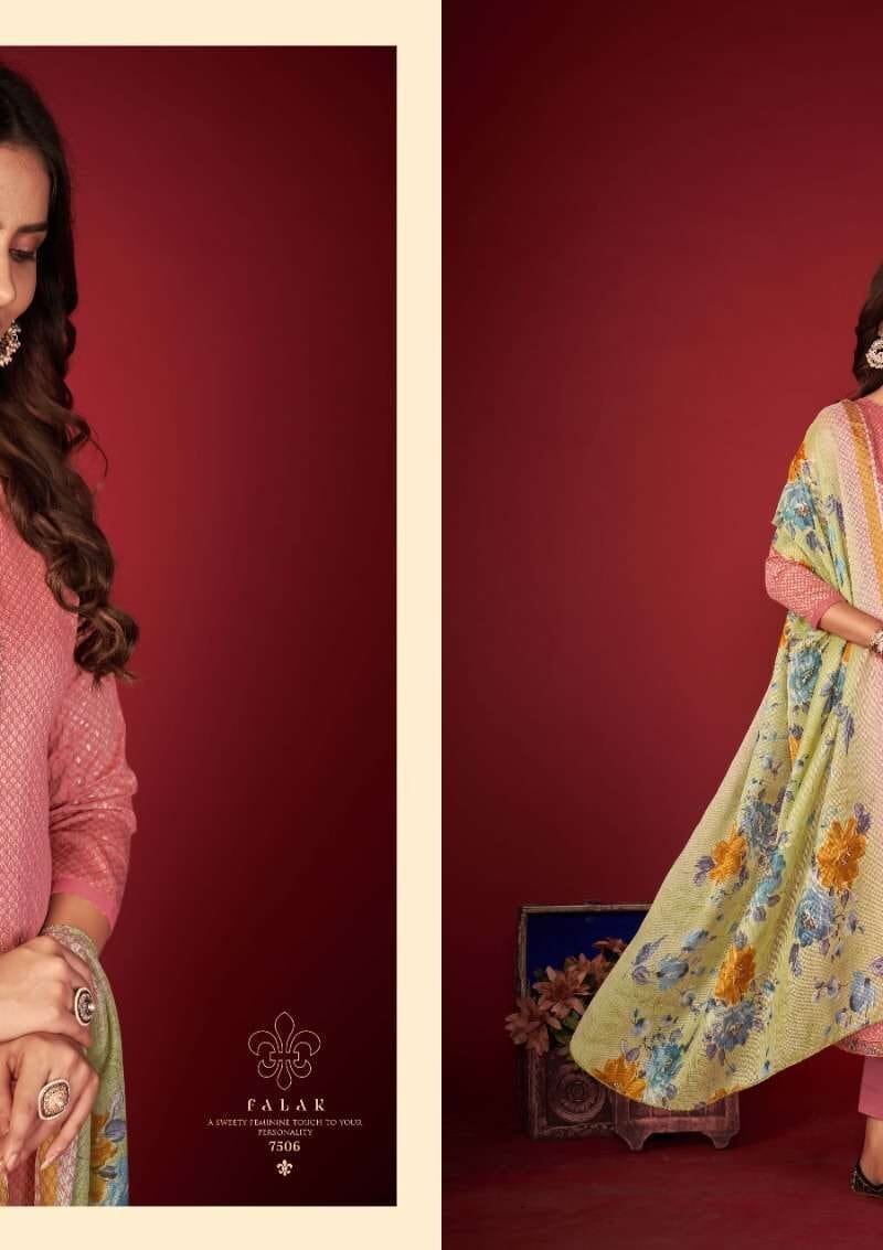 Falak Sargam Wholesale Pure Jam Silk Dress Material