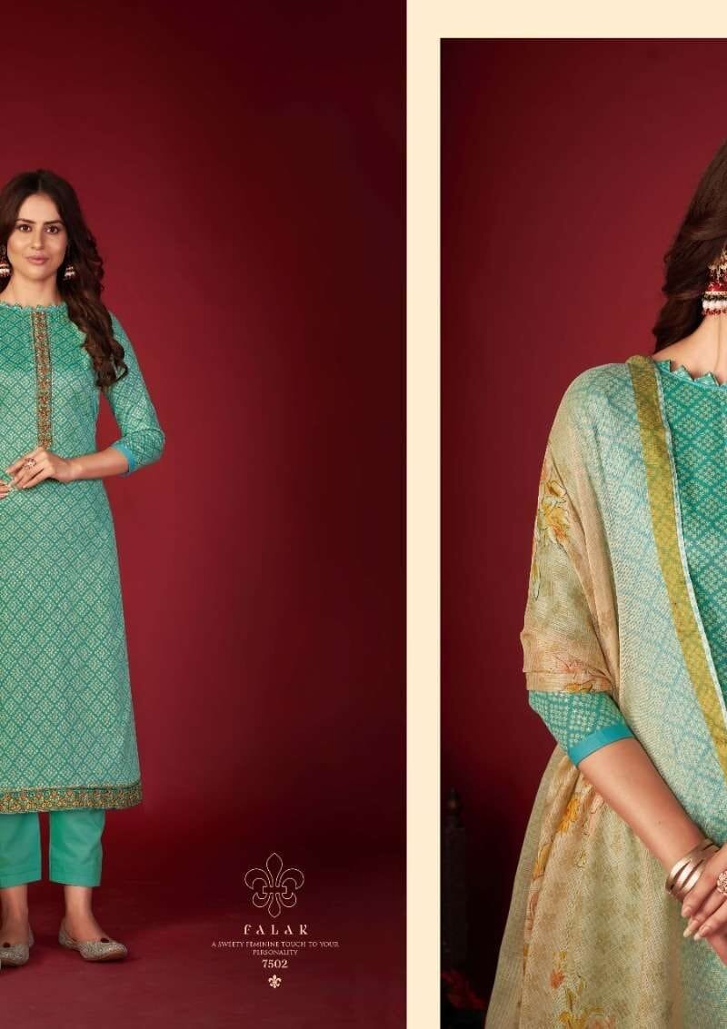Falak Sargam Wholesale Pure Jam Silk Dress Material