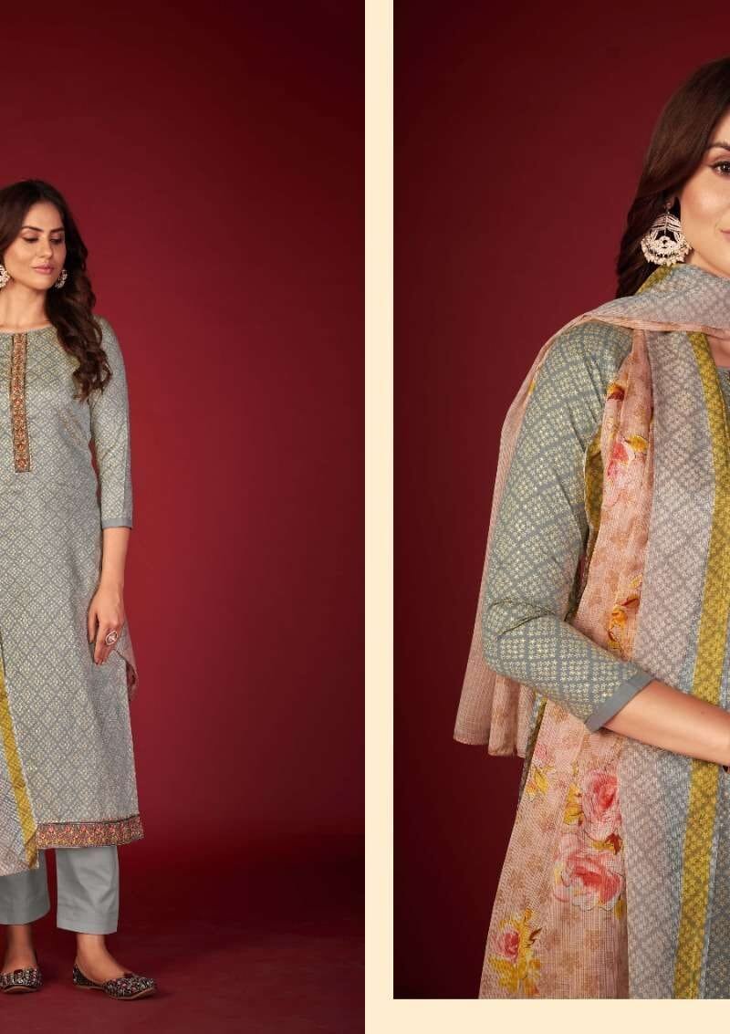 Falak Sargam Wholesale Pure Jam Silk Dress Material