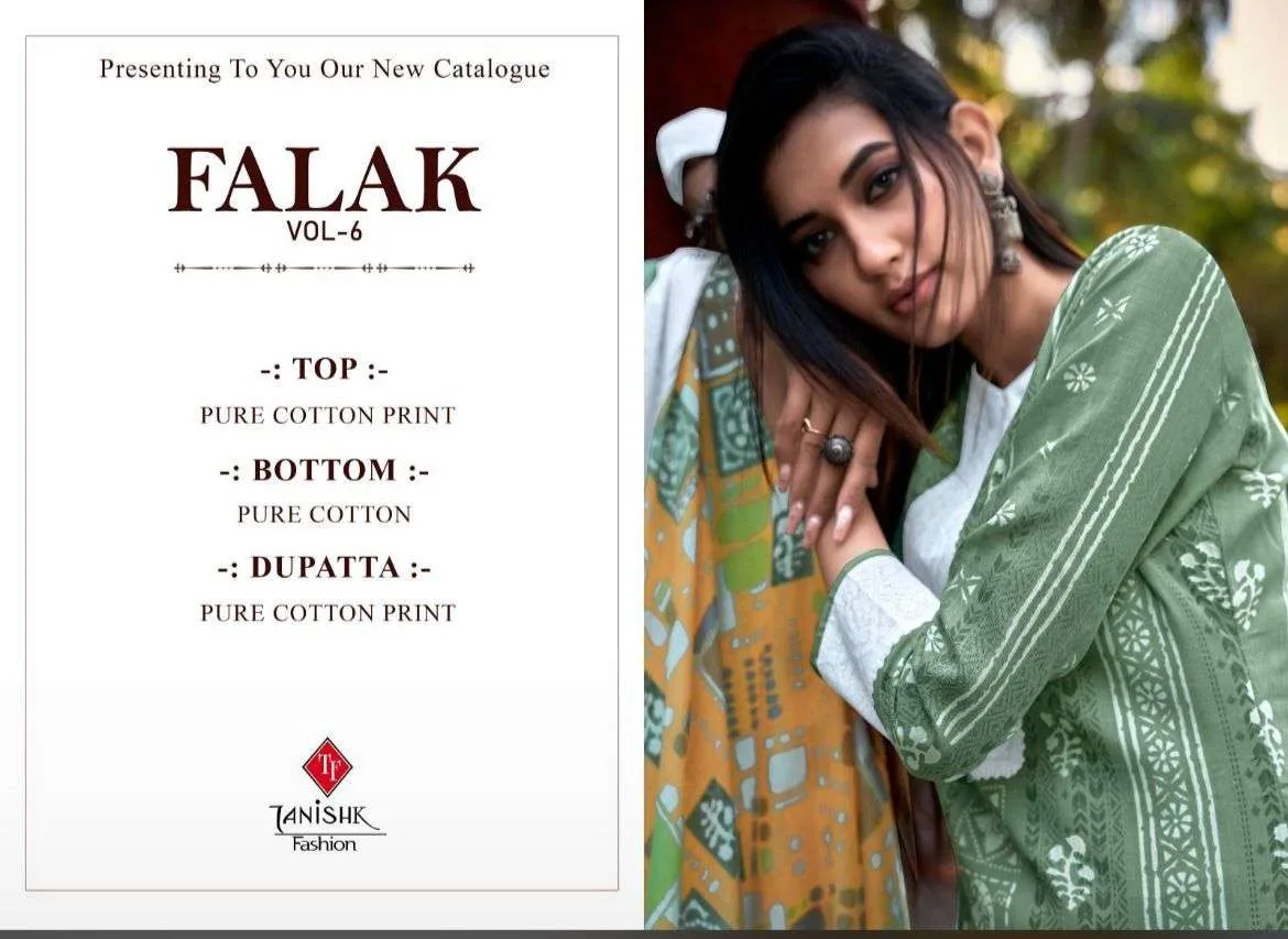Falak Vol 6 Tanishk Fashion Mal Cotton Dupatta