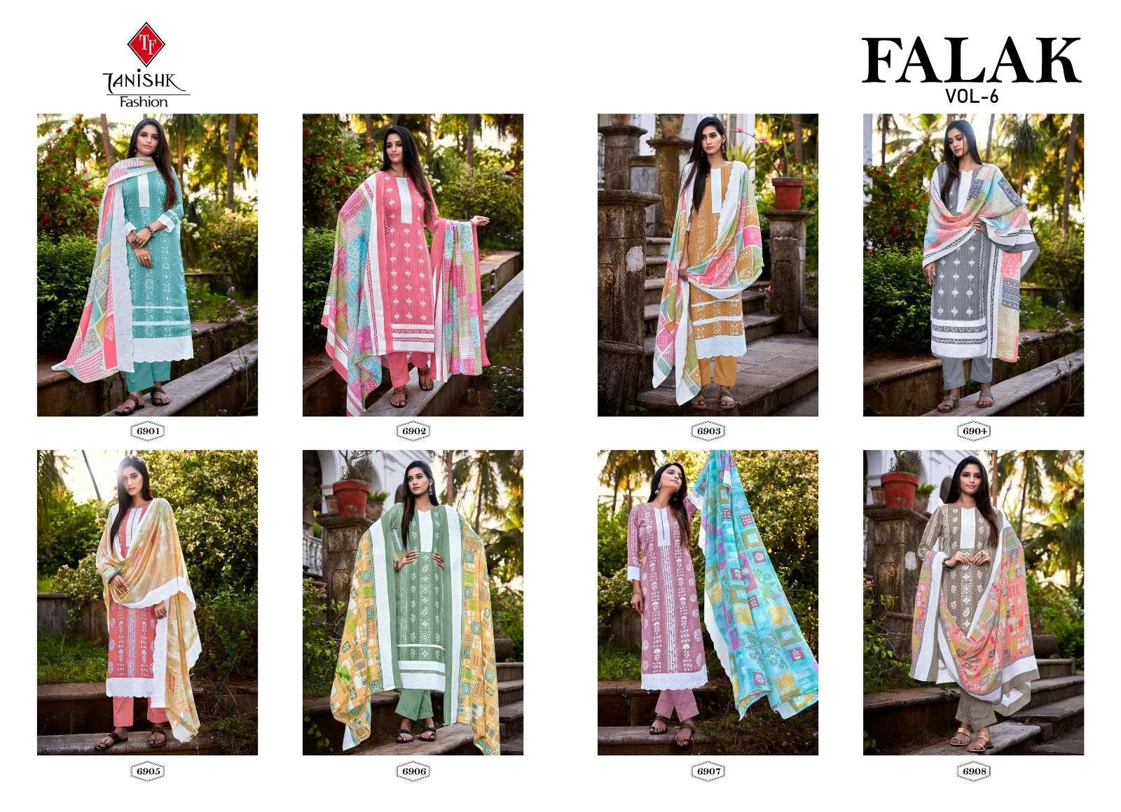 Falak Vol 6 Tanishk Fashion Mal Cotton Dupatta