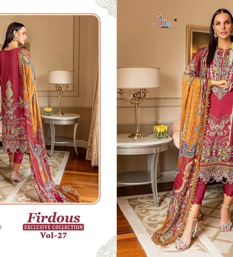 Firdous Exclusive Collection Vol 27 Shree Fabs