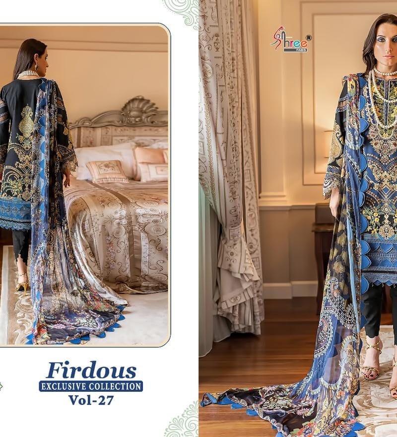 Firdous Exclusive Collection Vol 27 Shree Fabs