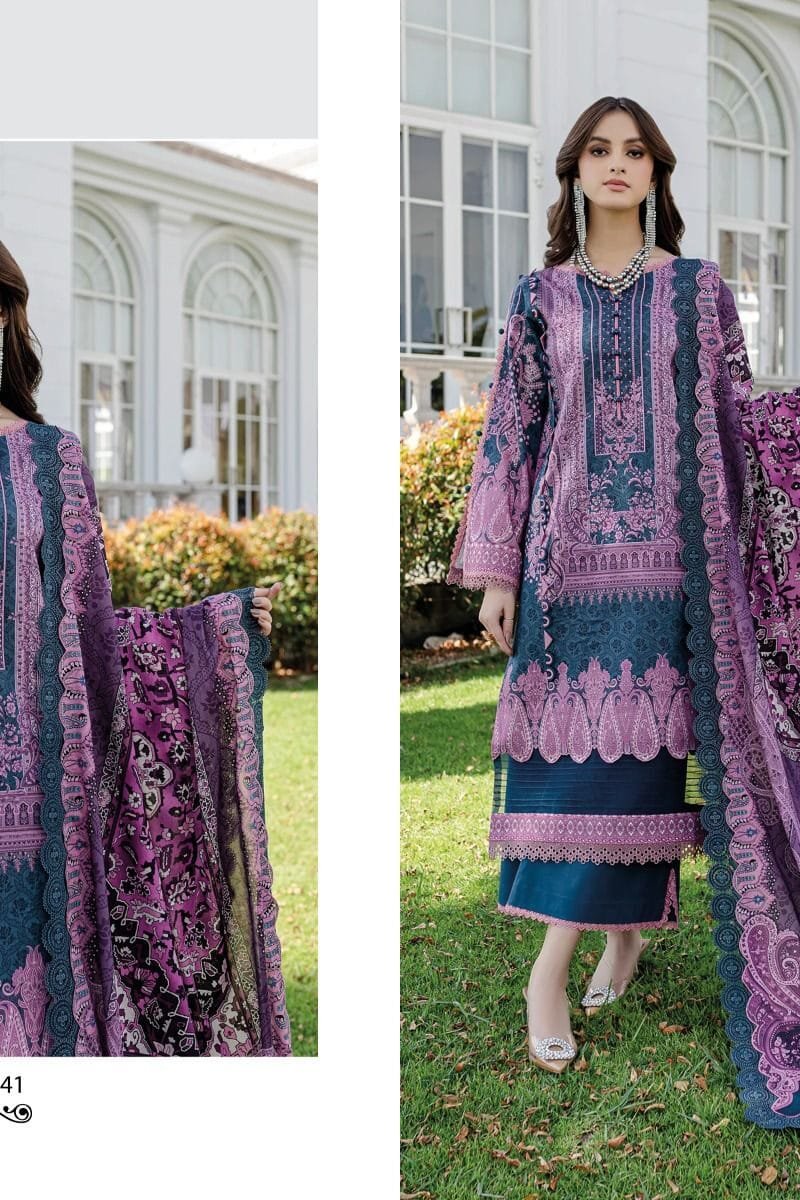 Firouds Urbane 2 Deepsy Suits Pure Cotton With Embroidery