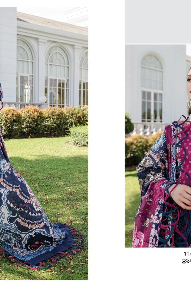 Firouds Urbane 2 Deepsy Suits Pure Cotton With Embroidery