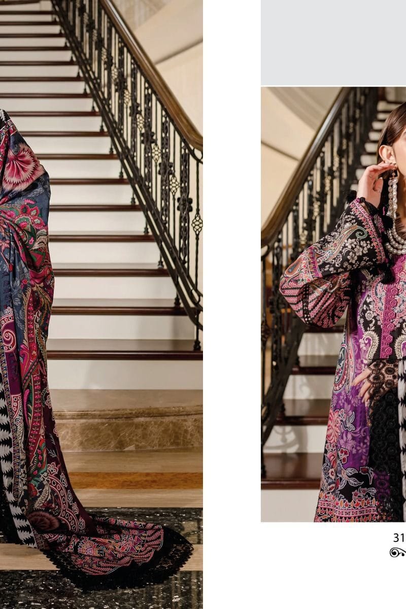 Firouds Urbane 2 Deepsy Suits Pure Cotton With Embroidery