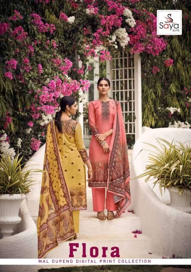 Flora Saya Suits Wholesale Summer Collection