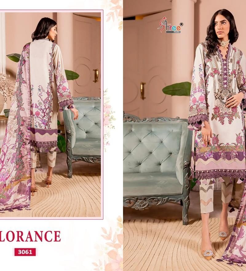 Florance Pure Cotton Print With Heavy Embroidered Pakistani Salwar Suits
