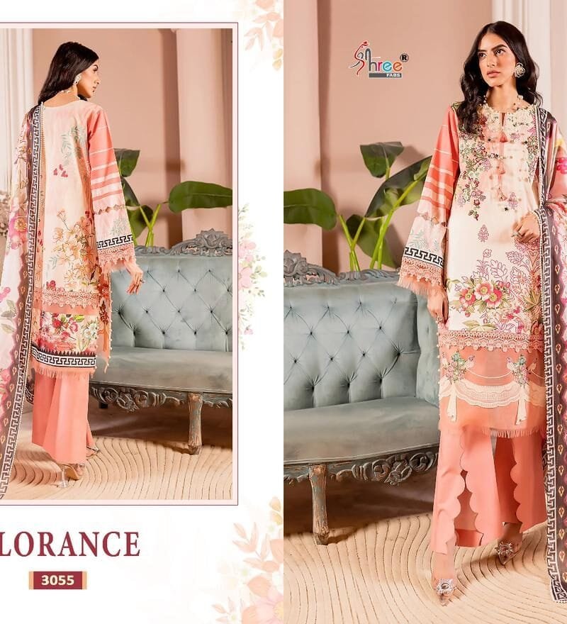 Florance Pure Cotton Print With Heavy Embroidered Pakistani Salwar Suits