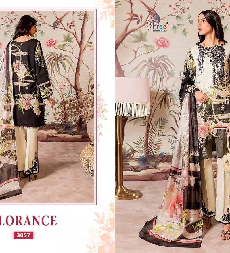 Florance Pure Cotton Print With Heavy Embroidered Pakistani Salwar Suits
