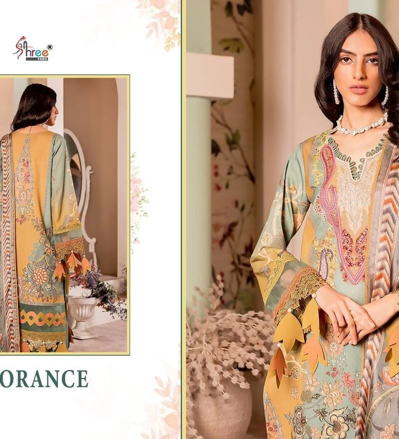 Florance Pure Cotton Print With Heavy Embroidered Pakistani Salwar Suits