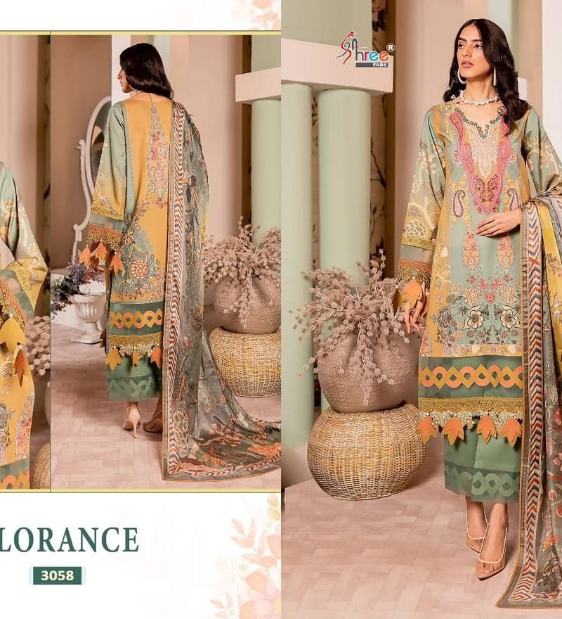 Florance Pure Cotton Print With Heavy Embroidered Pakistani Salwar Suits