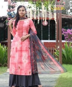 Floreon Nargis Rayon Cotton with Fancy Embroidery