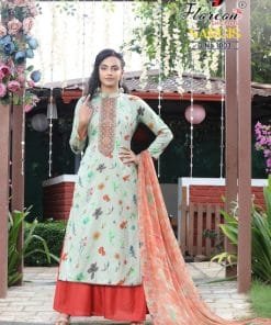 Floreon Nargis Rayon Cotton with Fancy Embroidery