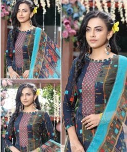 Floreon Nargis Rayon Cotton with Fancy Embroidery