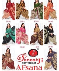 Ganesh Ji Afsana Vol 1 Wholesale Cotton Dress Material