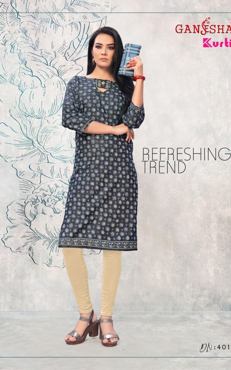 Ganesha Kurti Vol 4 Wholesaler Of Stitched Kurti