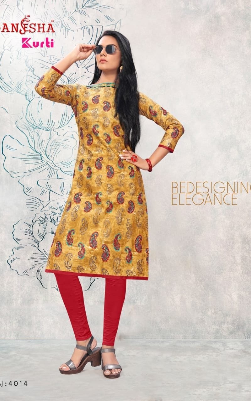 Ganesha Kurti Vol 4 Wholesaler Of Stitched Kurti