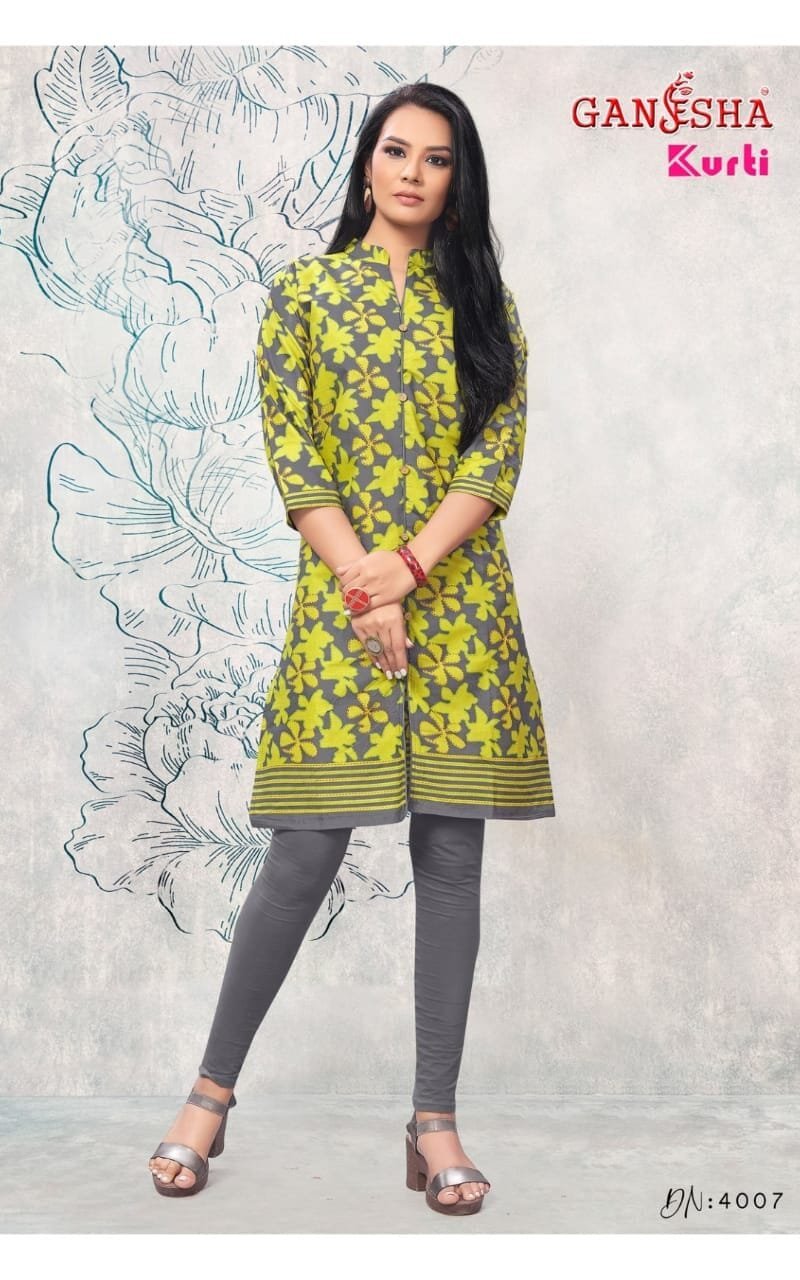 Ganesha Kurti Vol 4 Wholesaler Of Stitched Kurti
