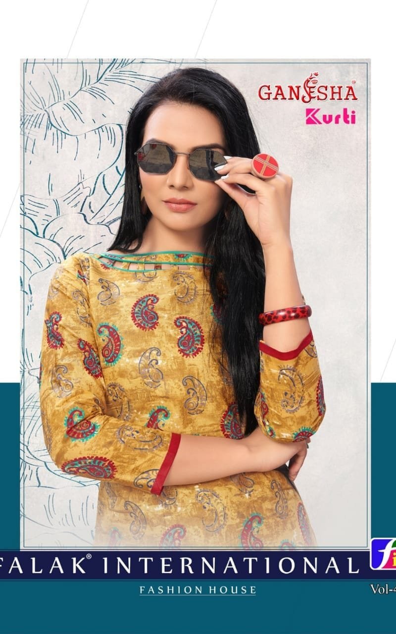 Ganesha Kurti Vol 4 Wholesaler Of Stitched Kurti