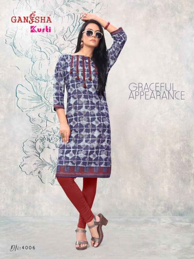 Ganesha Kurti Vol 4 Wholesaler Of Stitched Kurti