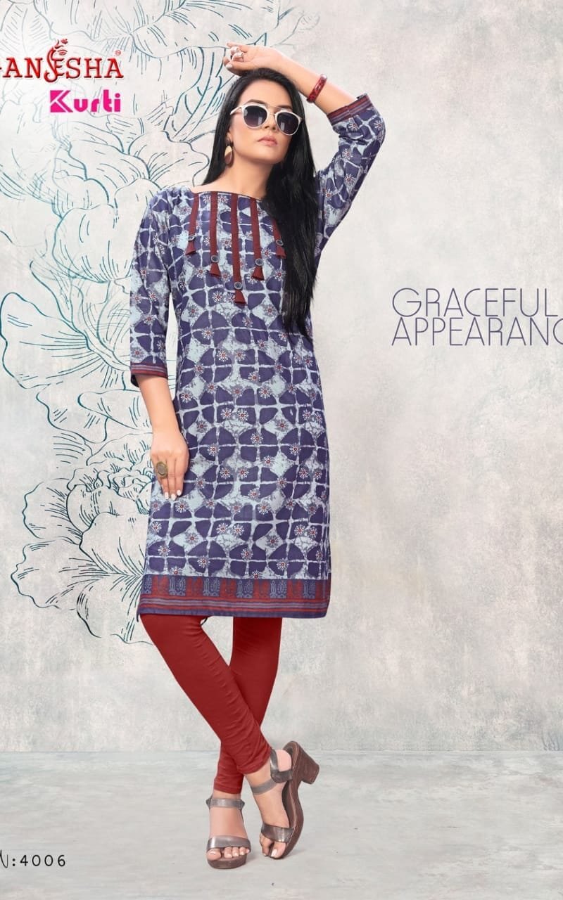 Ganesha Kurti Vol 4 Wholesaler Of Stitched Kurti