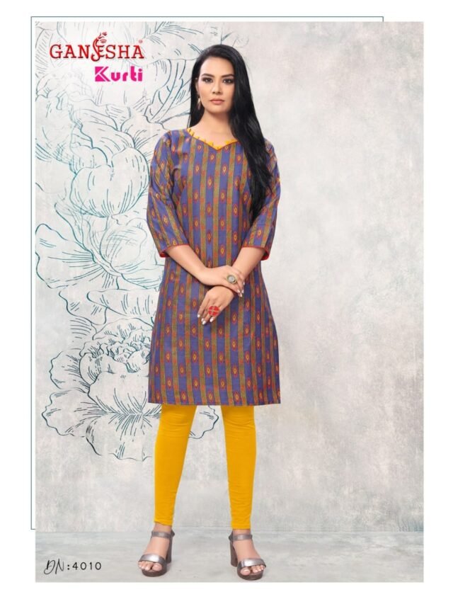 Ganesha Kurti Vol 4 Wholesaler Of Stitched Kurti