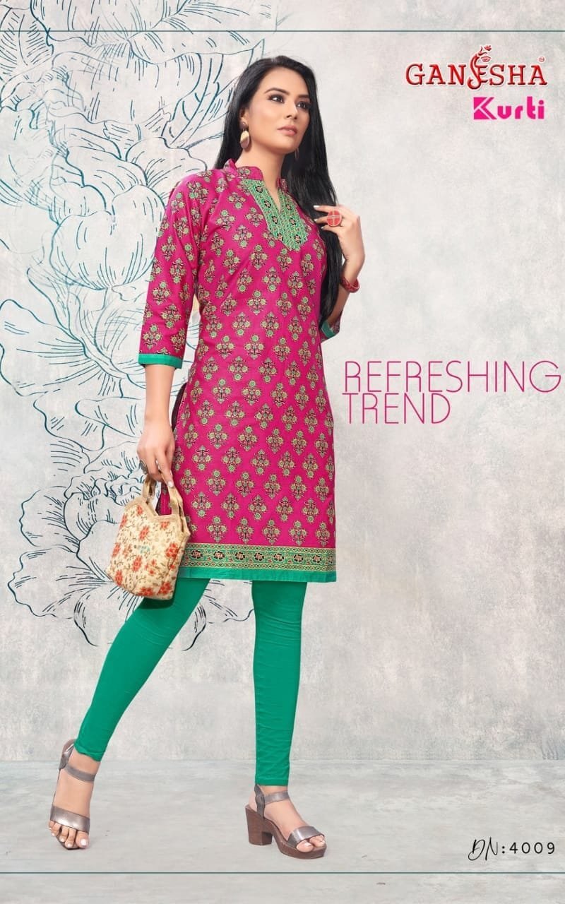 Ganesha Kurti Vol 4 Wholesaler Of Stitched Kurti